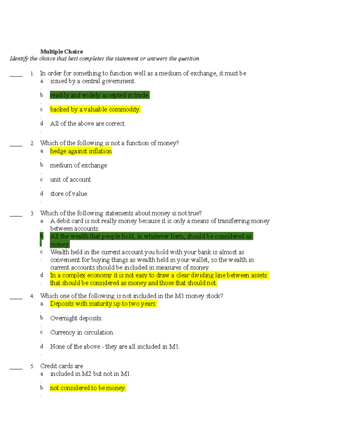 mcqs-money-finance-1-multiple-choice-identify-the-choice-that-best