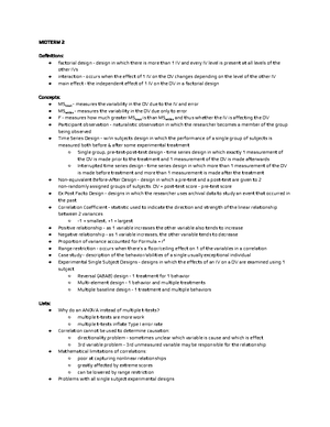 Psych 301 Exam 2 handout - Psych 301 Exam 2 handout CHAPTER 5 ...