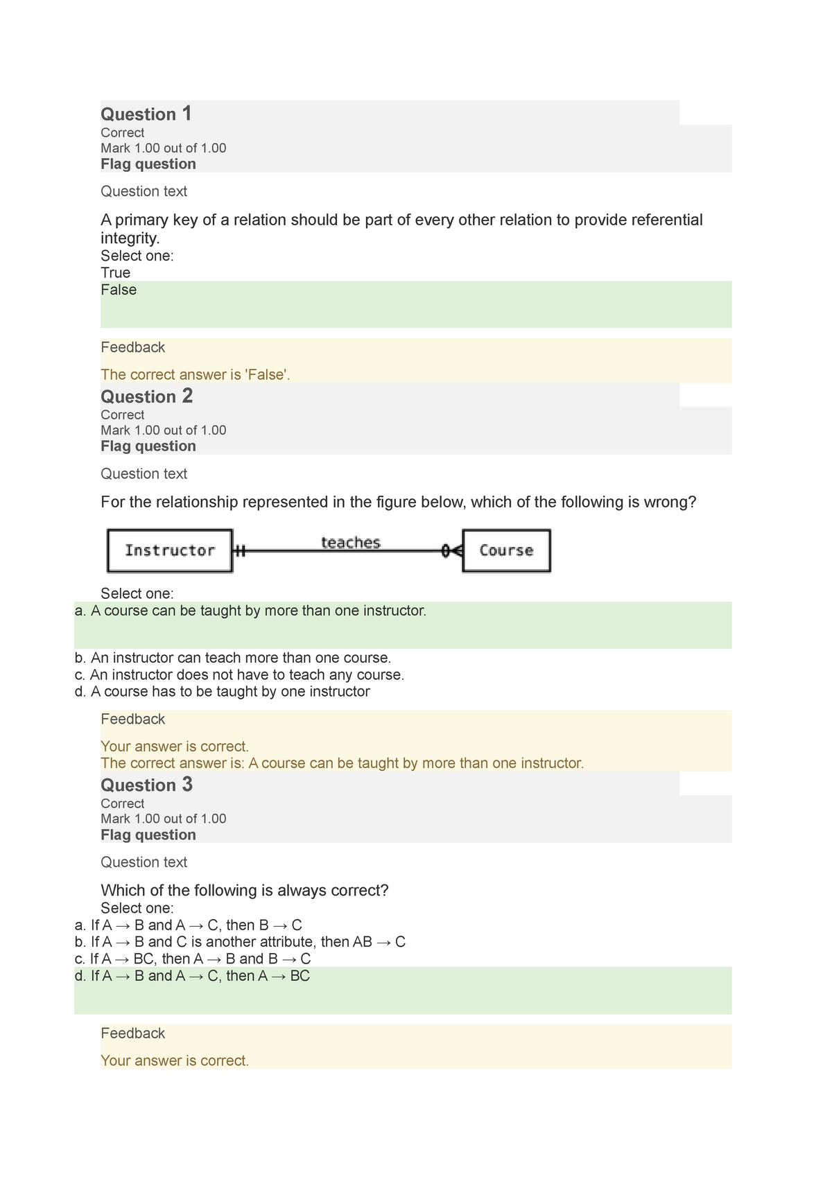 Databases 1 Unit Graded 3 - CS 2203 - UoPeople - StuDocu