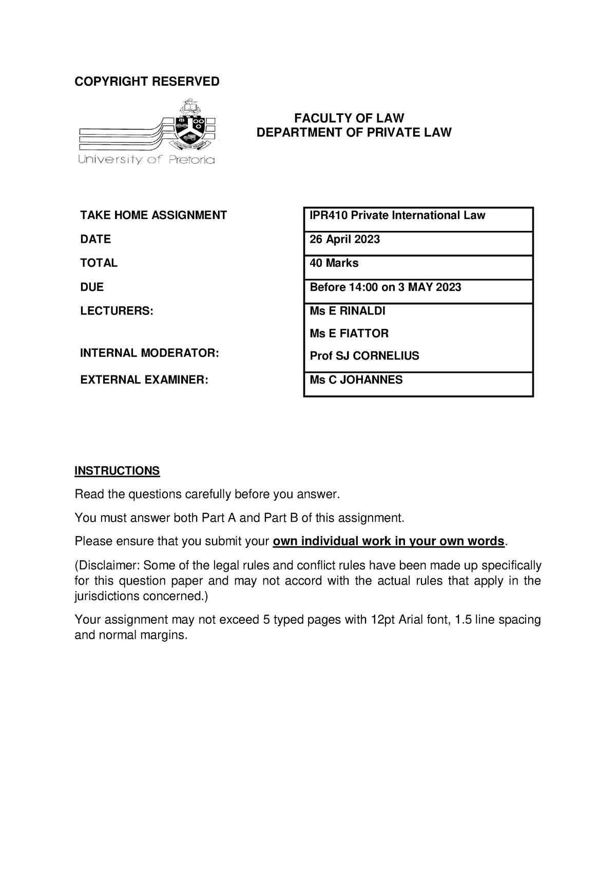 assignment of copyright in ipr