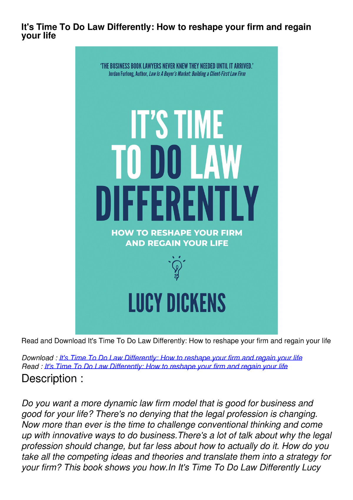 read-ebook-pdf-it-s-time-to-do-law-differently-how-to-reshape-your