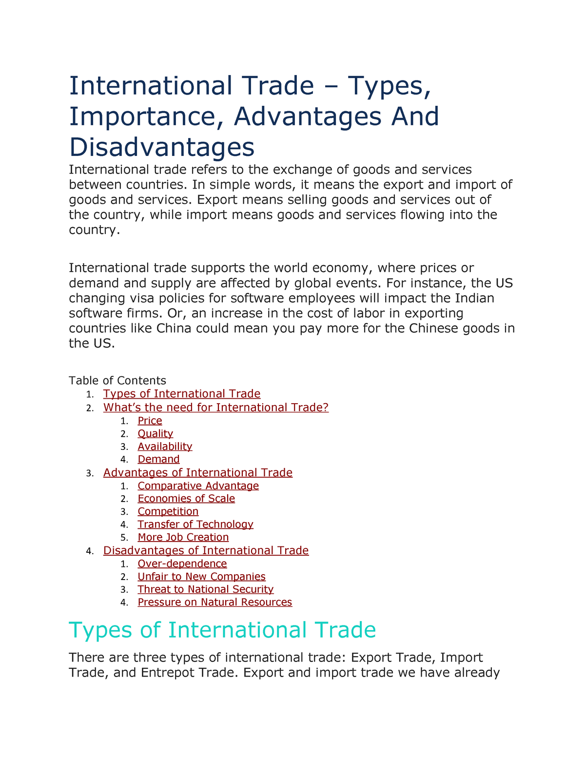 phd dissertation international trade