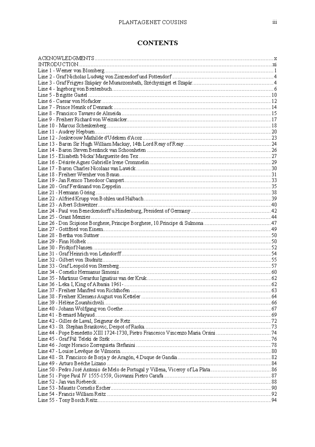 Plantagenet Cousins-extract - PLANTAGENET COUSINS iii CONTENTS ...