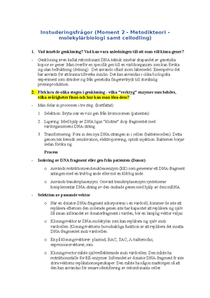 Seminarie 4 Kolhydratsmetabolism Copy - Biokemi BA131 Vt Seminarium 4 ...