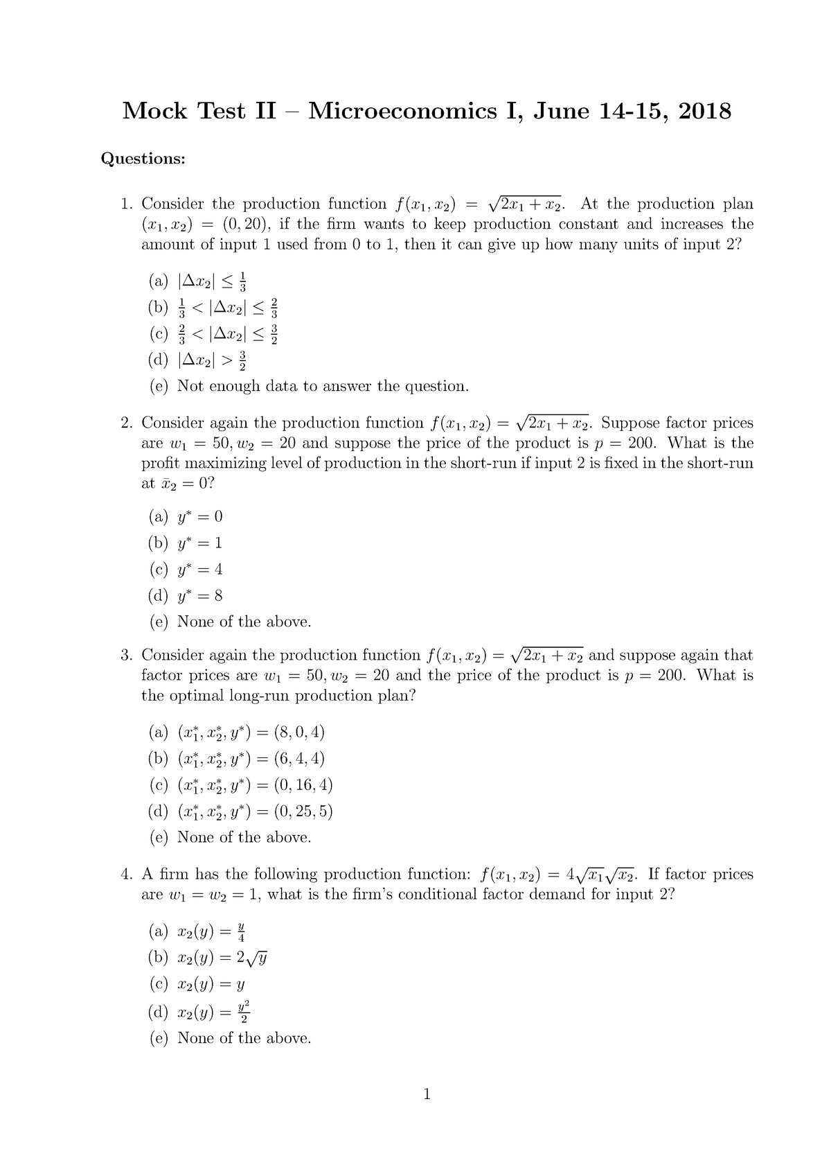 Examen De Muestra/práctica 2014, Preguntas Y Respuestas - Mock Test II ...