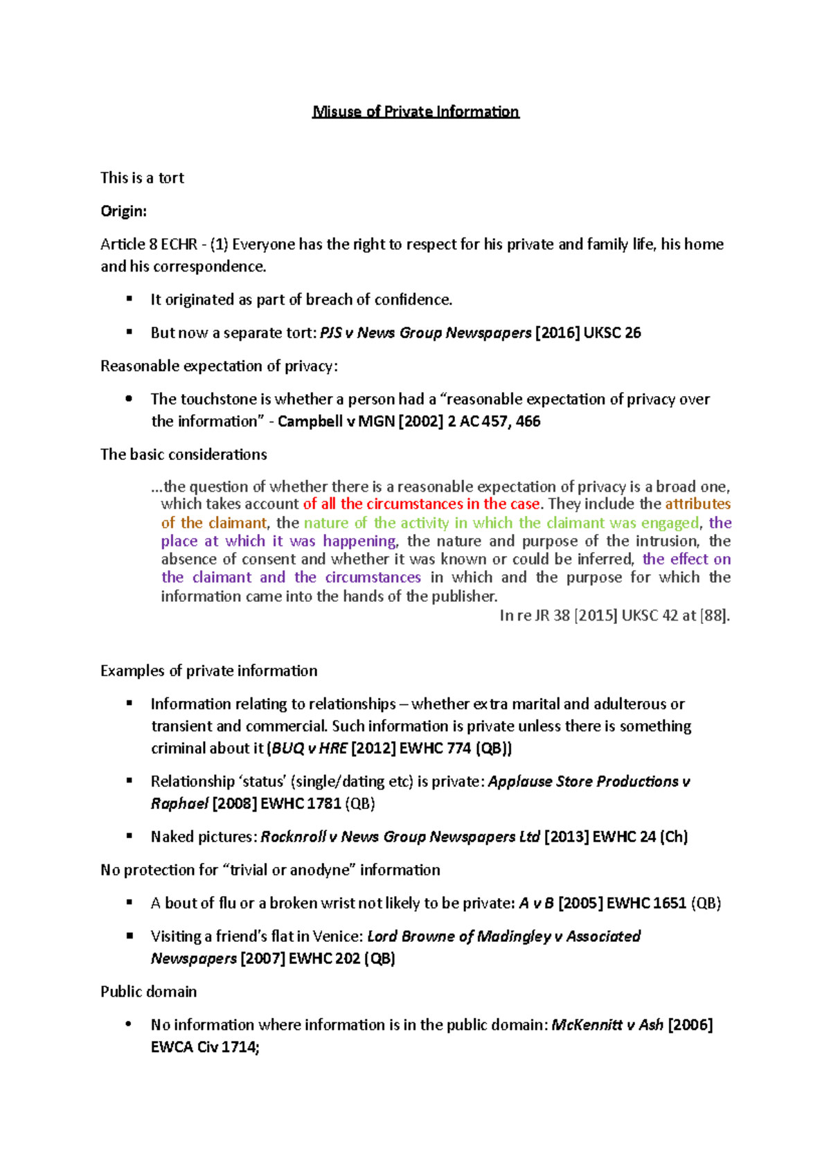 misuse-of-private-information-lecture-notes-m100-cardiff-studocu