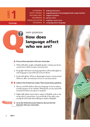 Think Feel Act Assignment - Think, Feel, Act To ensure the quality of ...