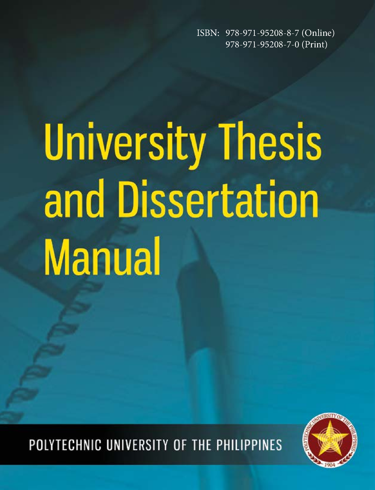 pup thesis and dissertation manual