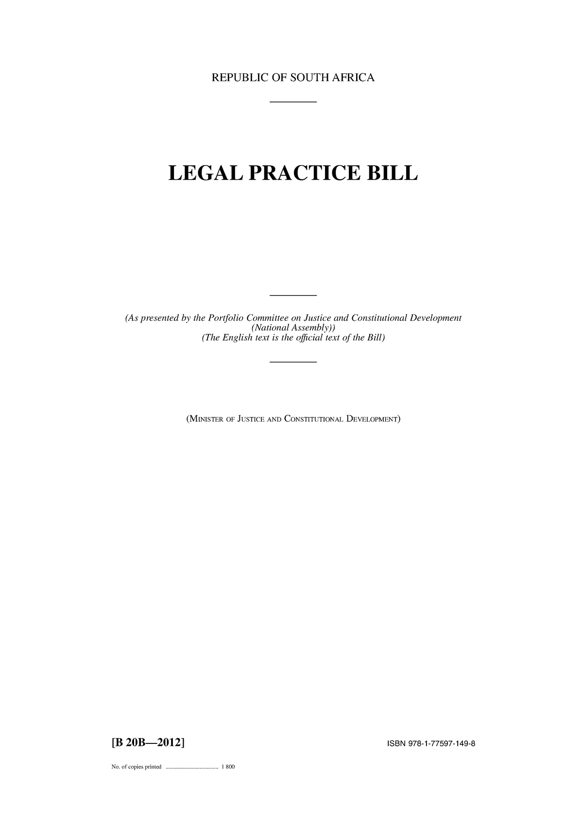 legal-practice-bill-bill20b-2012-final-november-2013-1-republic-of