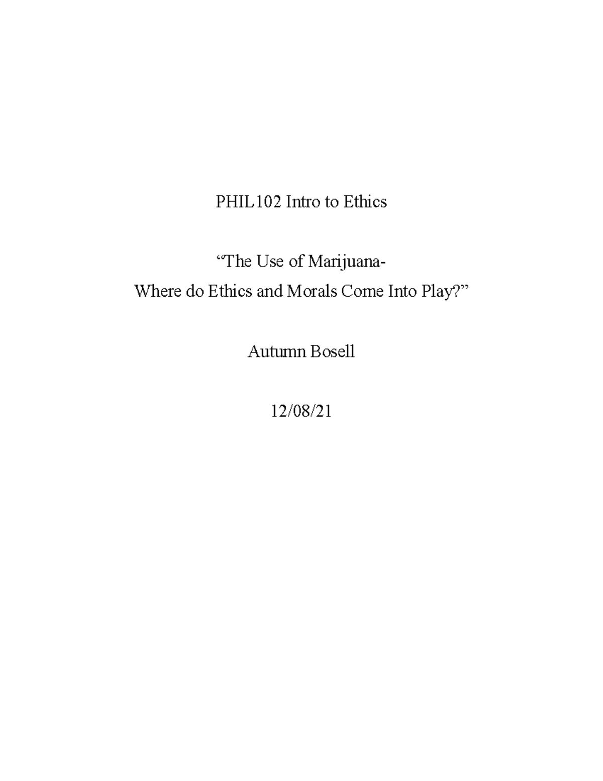 thesis writing ethics