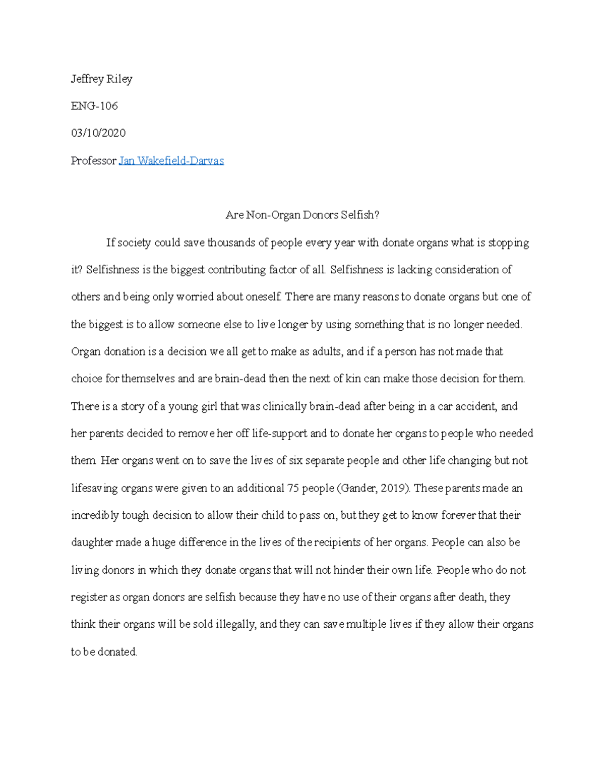 argument essay final draft