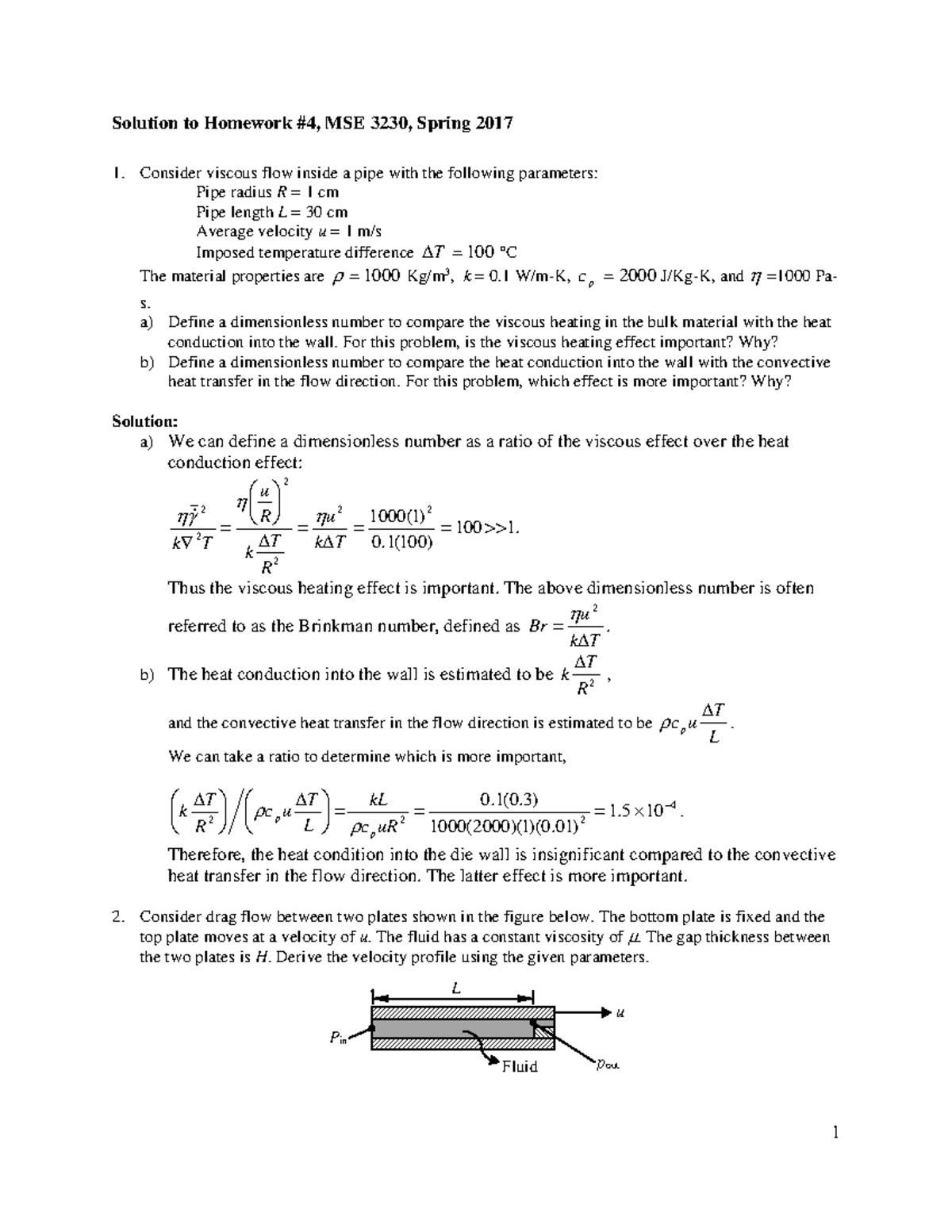 HW 4 Spring 2017 - hw 4 - Solution to Homework #4, MSE 3230, Spring ...