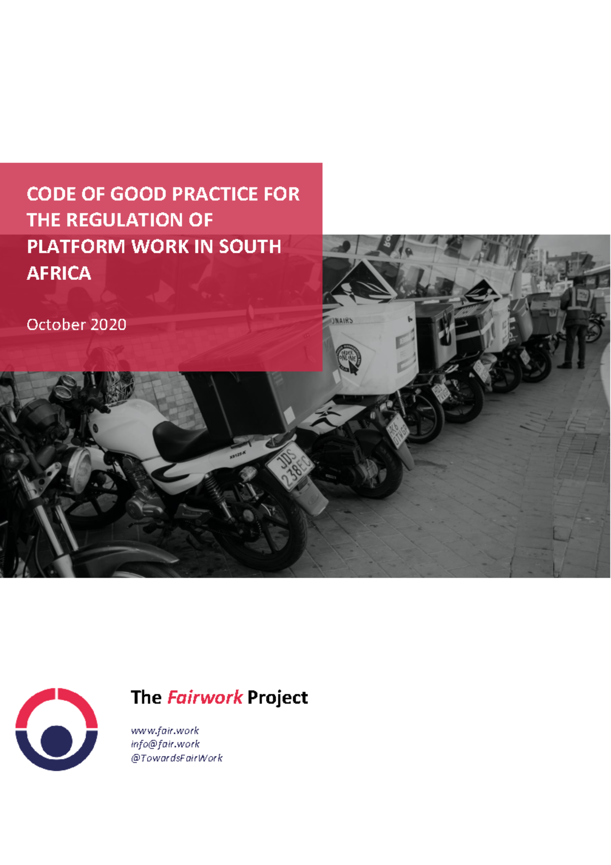 SouthAfrica CodeofGoodPractice Full CODE OF GOOD PRACTICE FOR THE