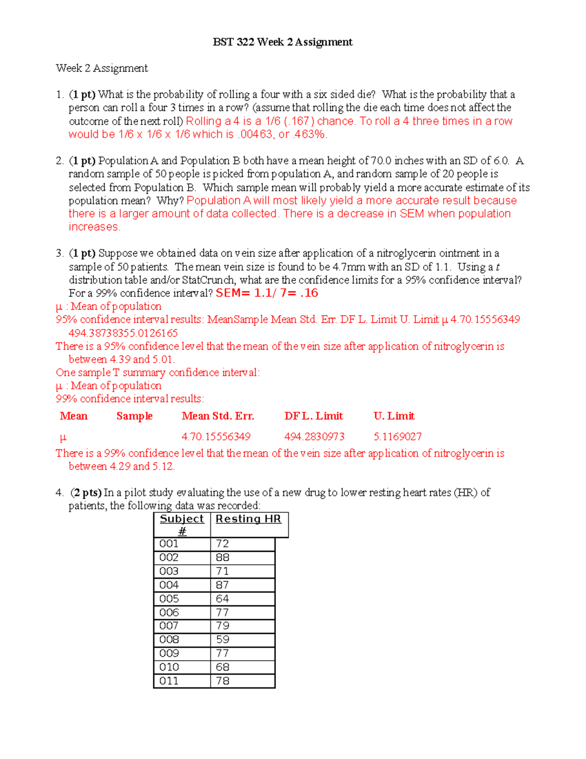 Week2Assignment - Week 2 Assignment BST 322 - Week 2 Assignment (1 Pt ...