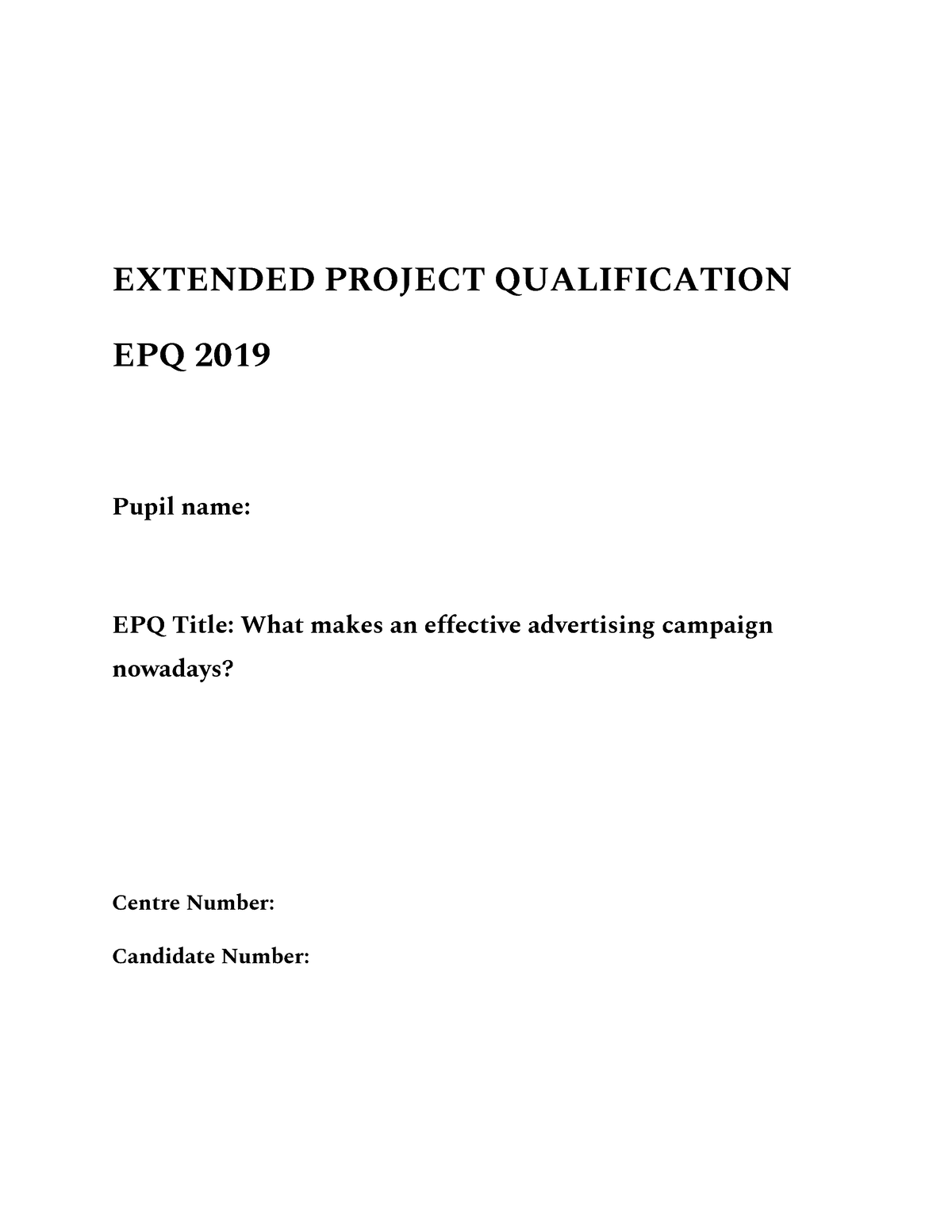 ocr epq exemplar dissertation