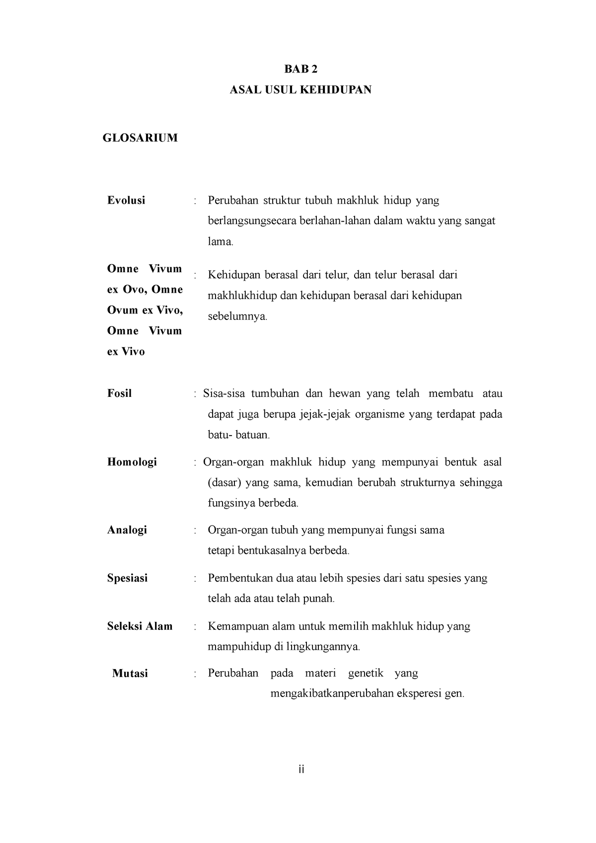 Modul Ajar Biologi Dasar Bab 2 Asal Usul Kehidupan - BAB 2 ASAL USUL ...