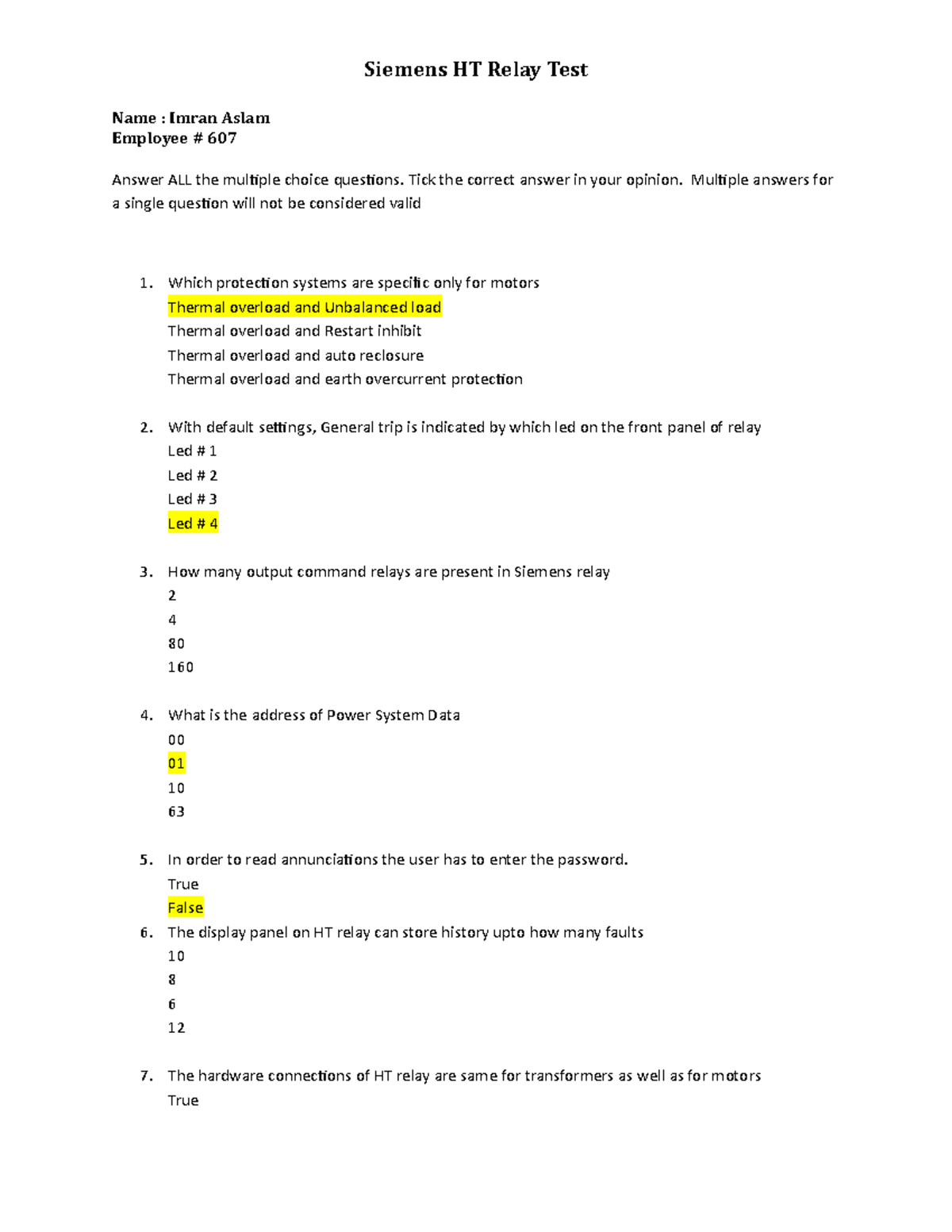 HT Relay Questions FTFILUHYIUFJHG Introduction to Electronics