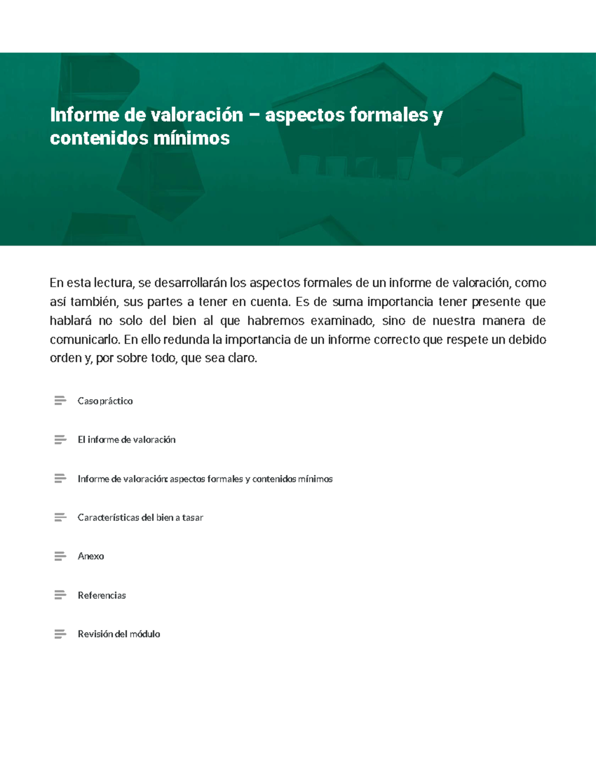 Módulo 1 Lectura 4 - TASACIONES, SUBASTA Y CORRETAJE - En Esta Lectura ...