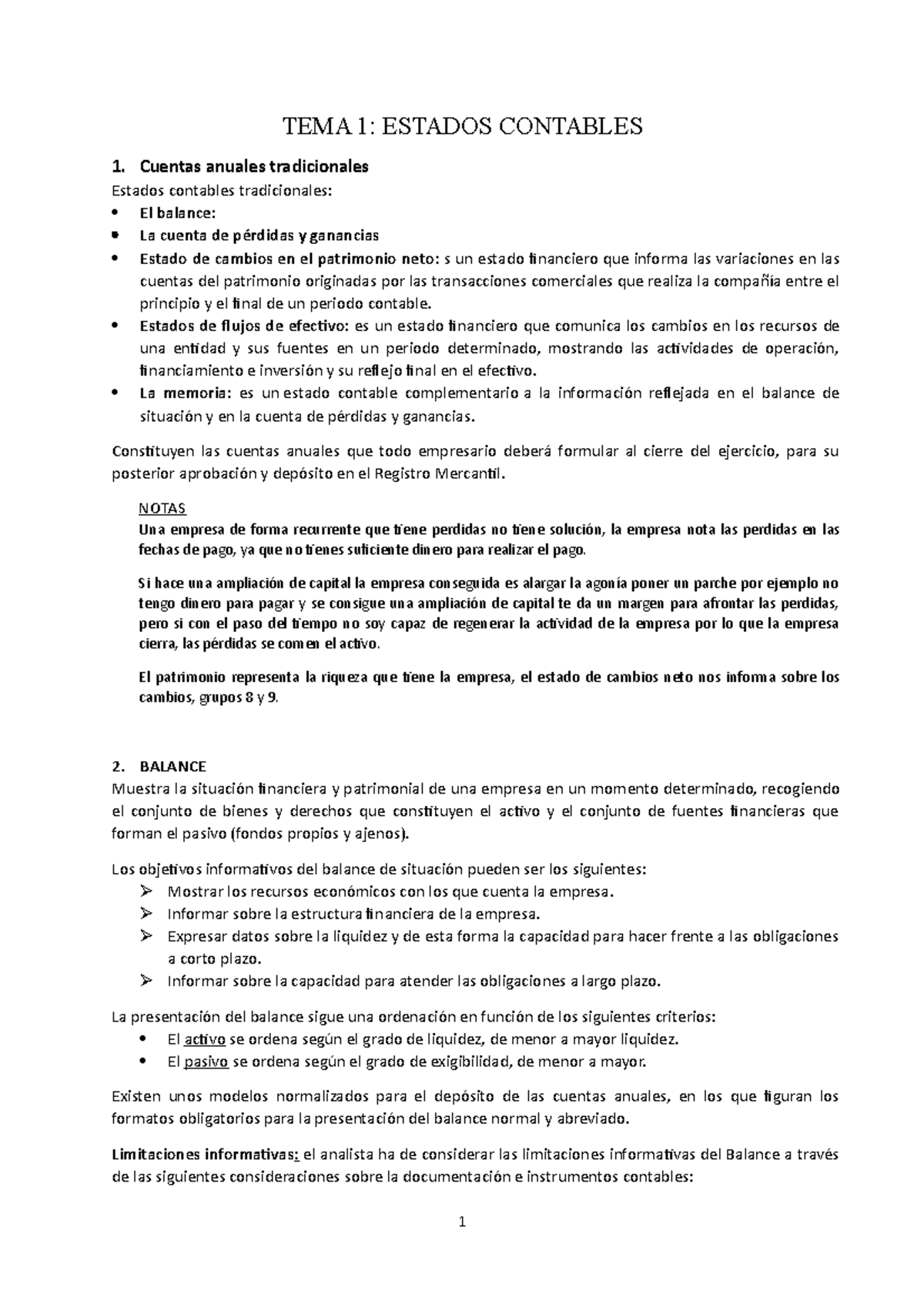 TEMA 1 - profesor Fernando - TEMA 1: ESTADOS CONTABLES 1. Cuentas ...