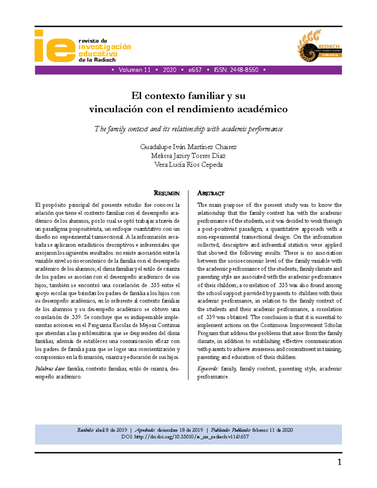 Dialnet-El Contexto Familiar YSu Vinculacion Con El Rendimiento Ac ...