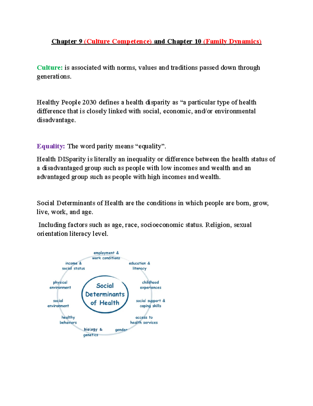 NR222-summ 2 And Exam 1 Notes - NR 222 - Chamberlain University - StuDocu