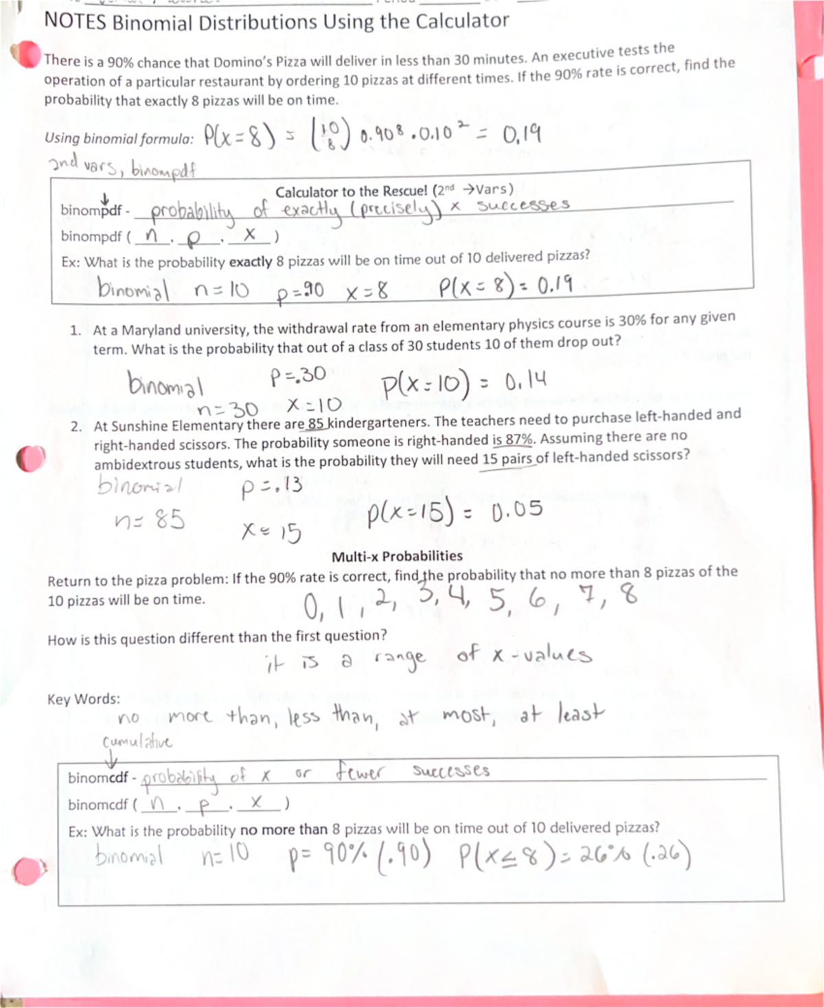 Chapter 6 AP Stat BPA 111 Studocu