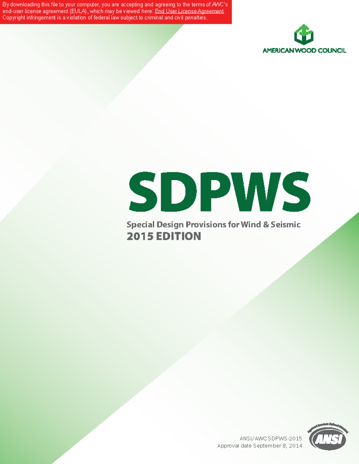 AWC Sdpws 2015 View Only 1508 - SDPWS ####### Special Design Provisions ...