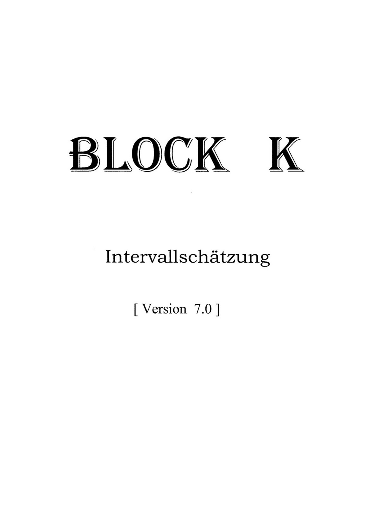 Block K Los Wintersemester Losungen Studocu