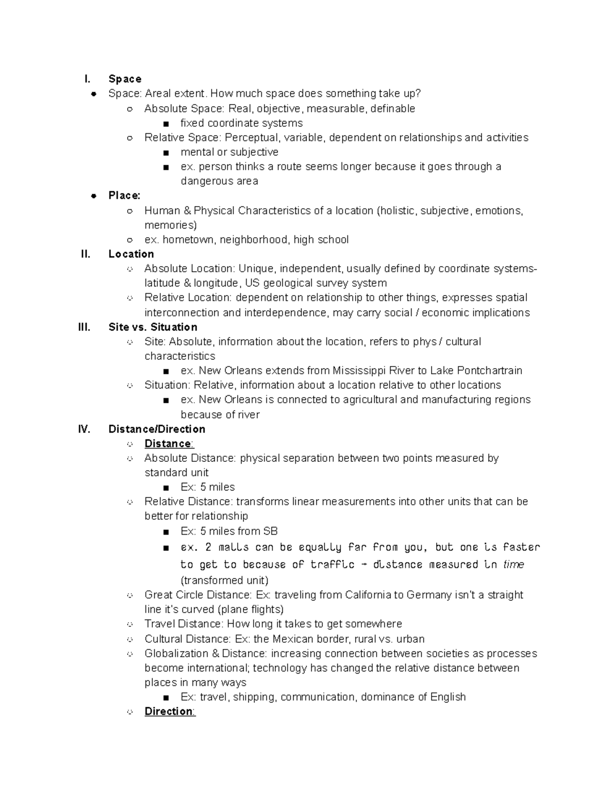 geography-5-midterm-study-guide-i-space-space-areal-extent-how