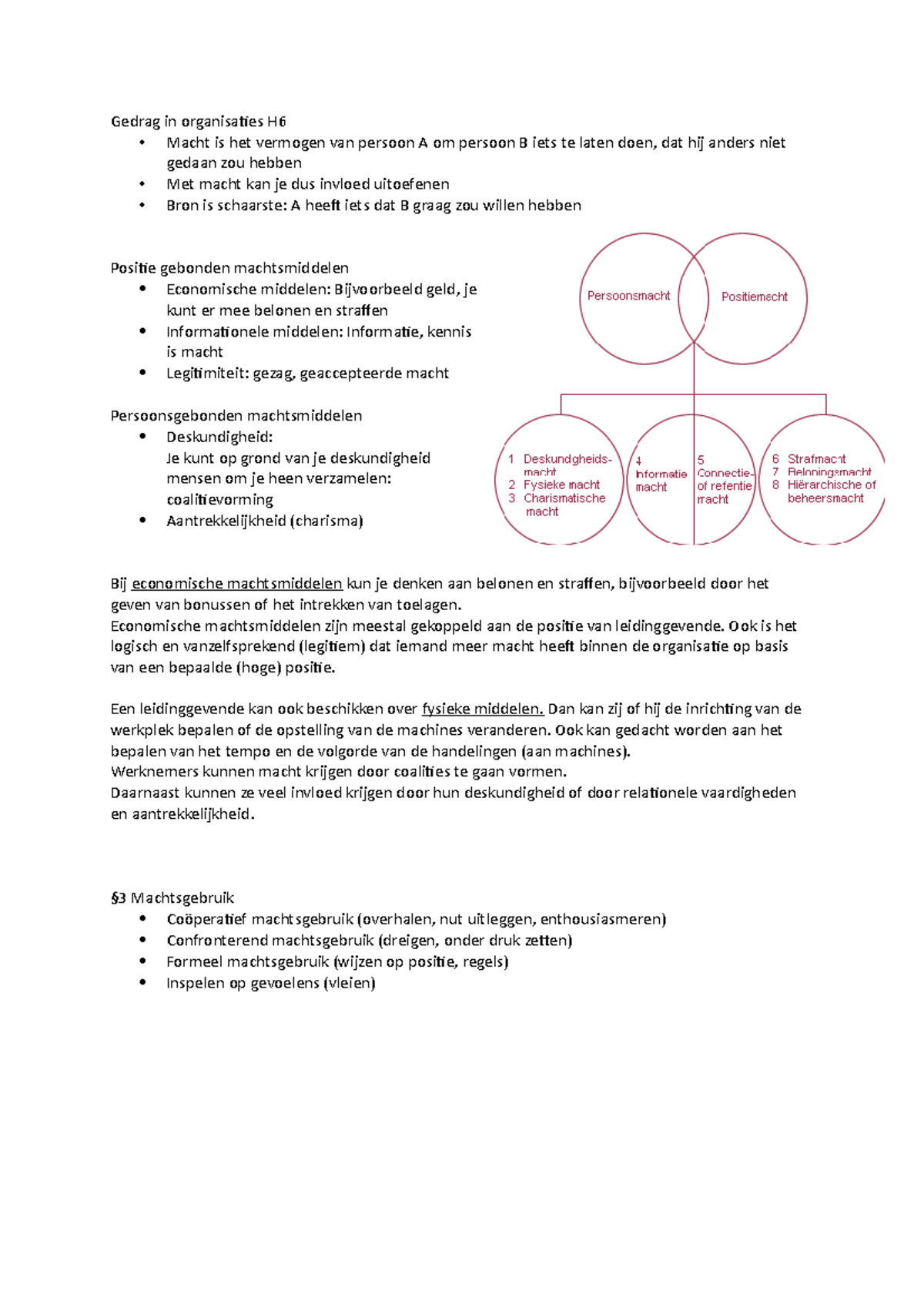 Samenvatting Gedrag In Organisaties Hoofdstuk 6 Leerjaar 1 - Gedrag In ...