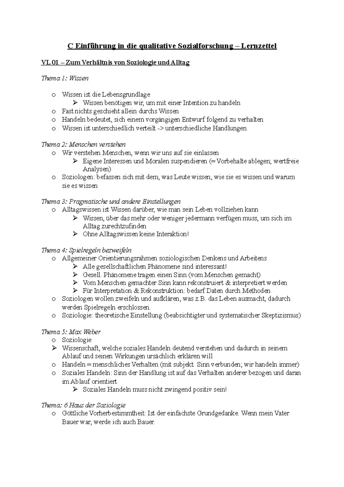 Einführung In Die Qualitative Sozialforschung Qualitative Sozialforschung Teil 1 - C Einführung in die qualitative