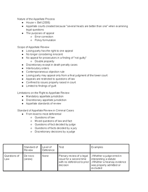 Sentencing - Source is combination of lecture and summary of lecture ...