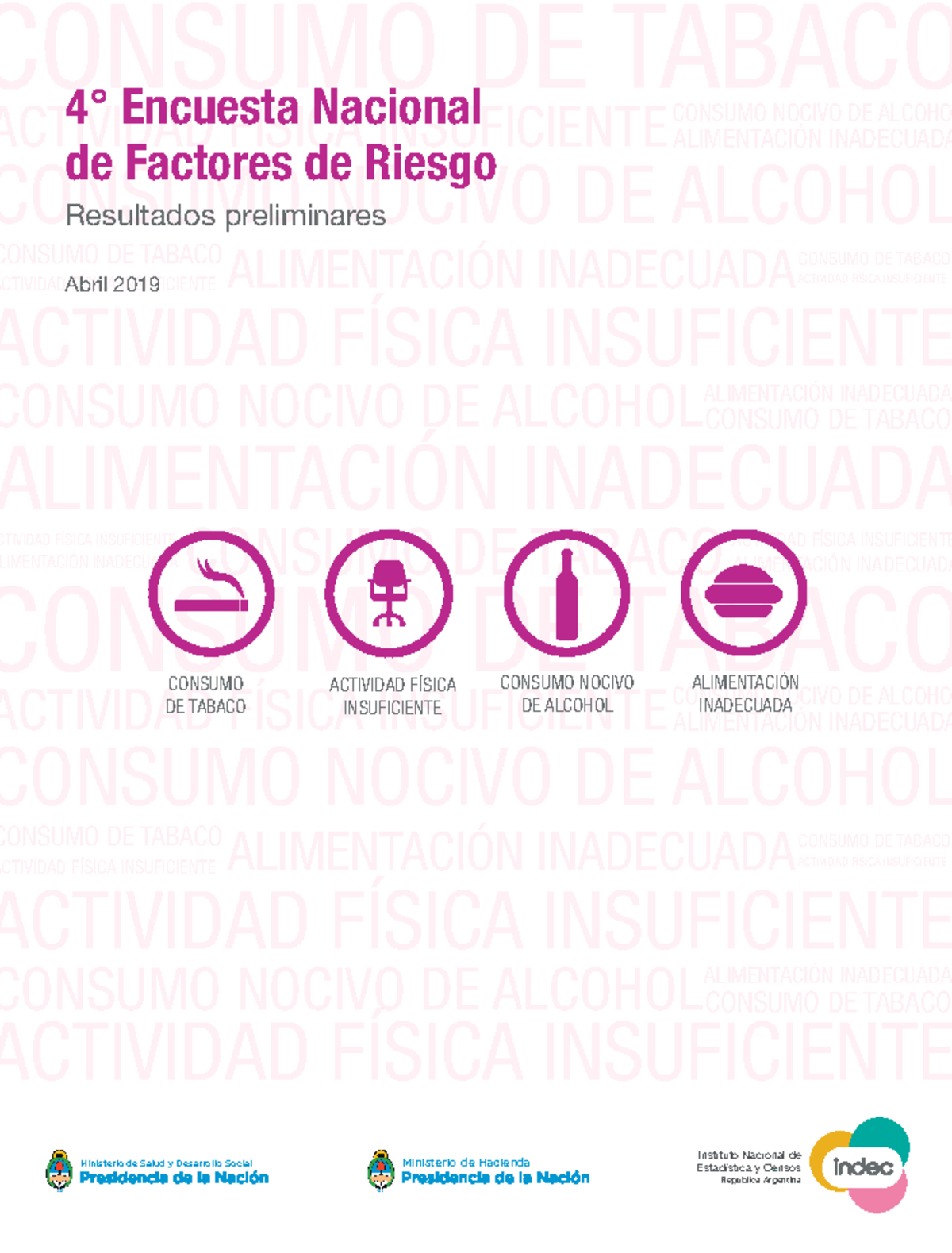 Enfr 2018 resultados preliminares - Ministerio de Salud y Desarrollo ...