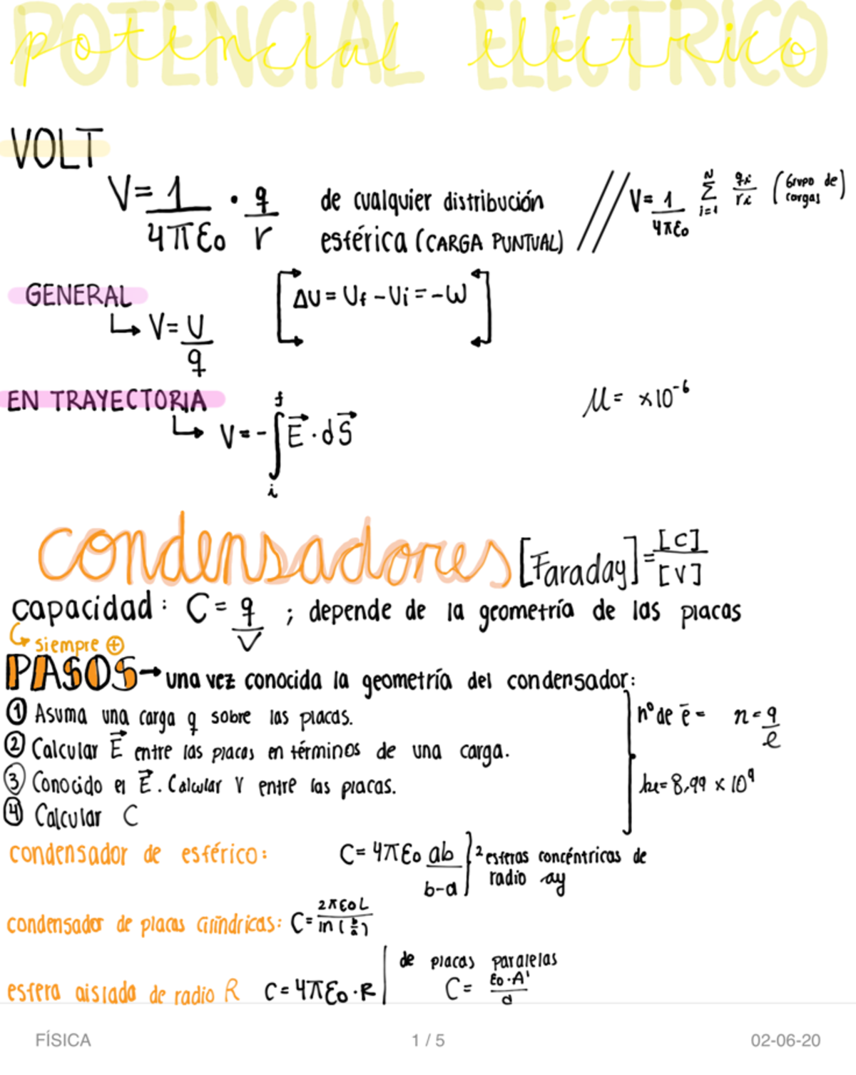 Resumen P1 - Física - Studocu