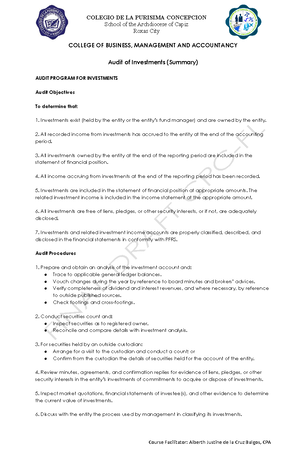 Accounting Sample Problem Studocu
