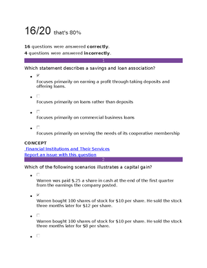 Milestone 1 - 18/19 That's 95% RETAKE 18 Questions Were Answered ...