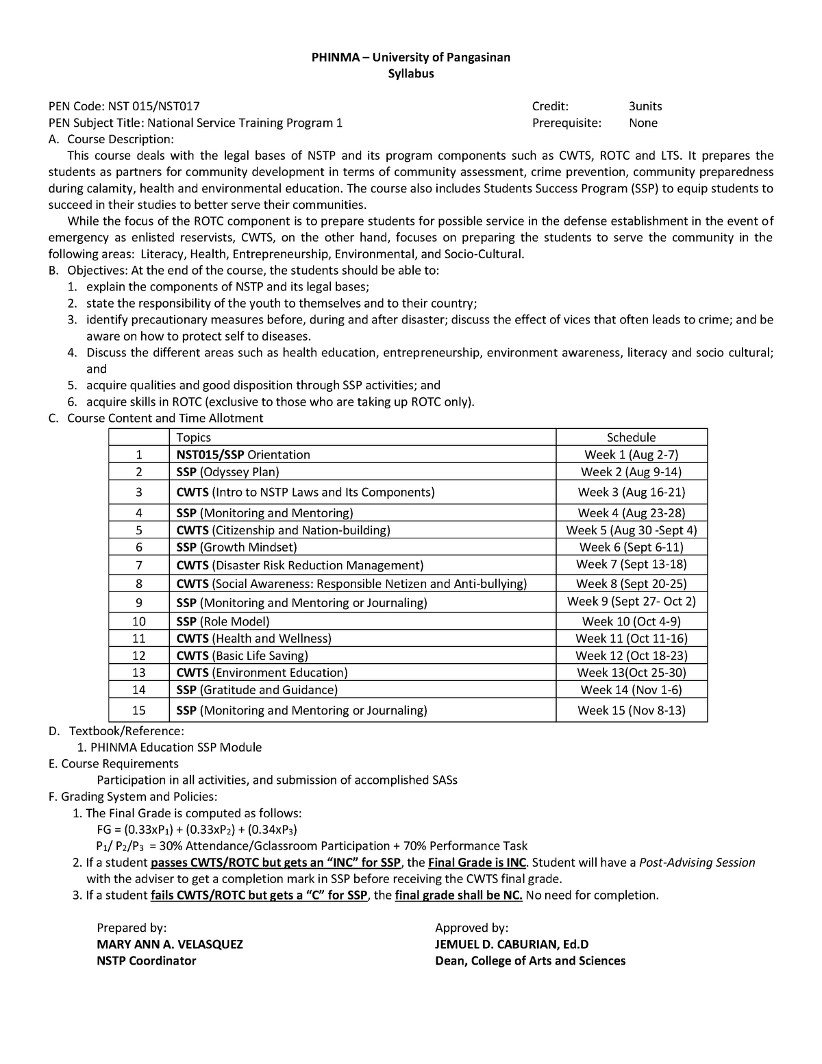 nst-015-syllabus-1-of-the-overall-lesson-phinma-university-of