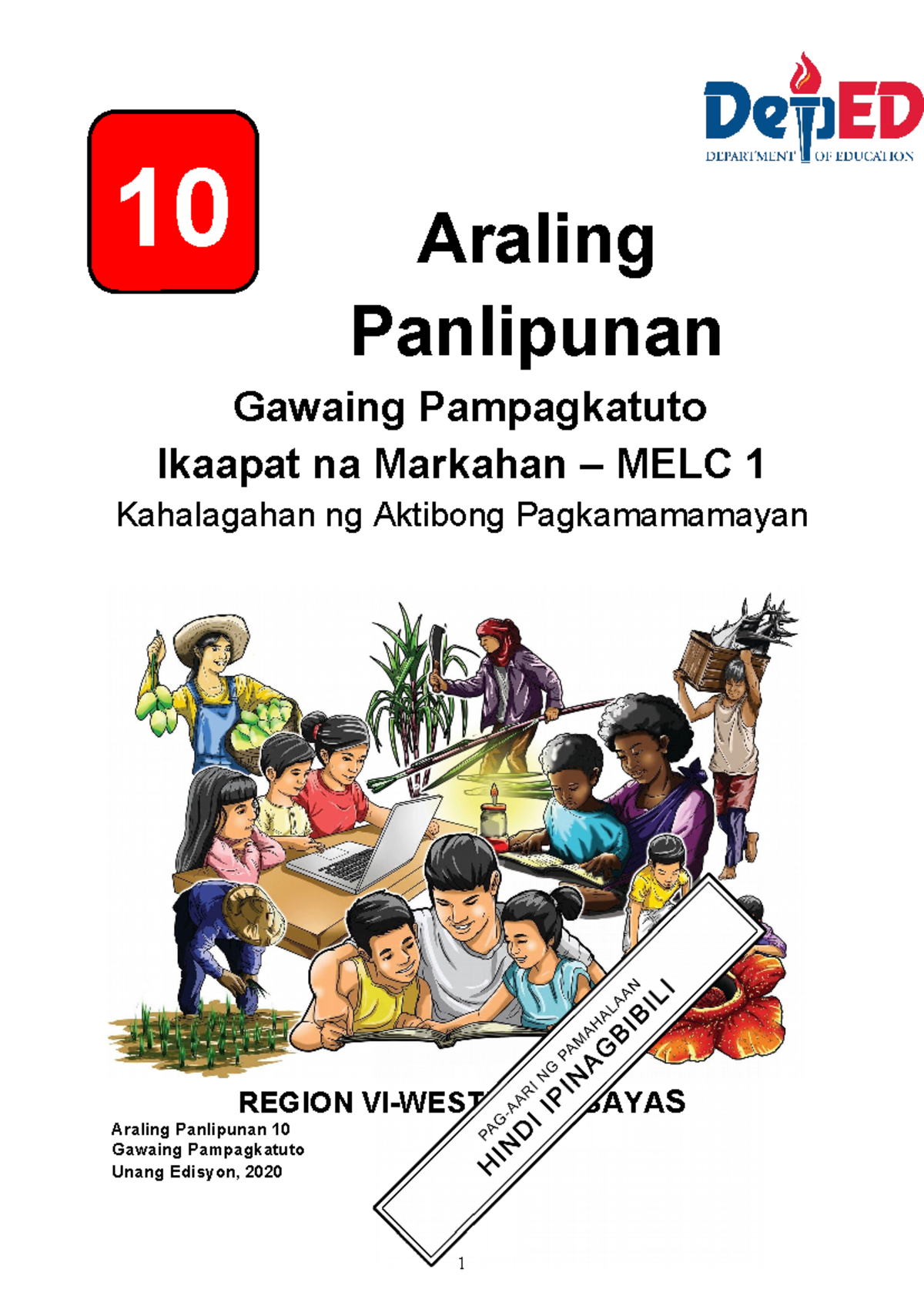 Kahalagahan Ng Aktibong Mamamayan - Araling Panlipunan Gawaing ...