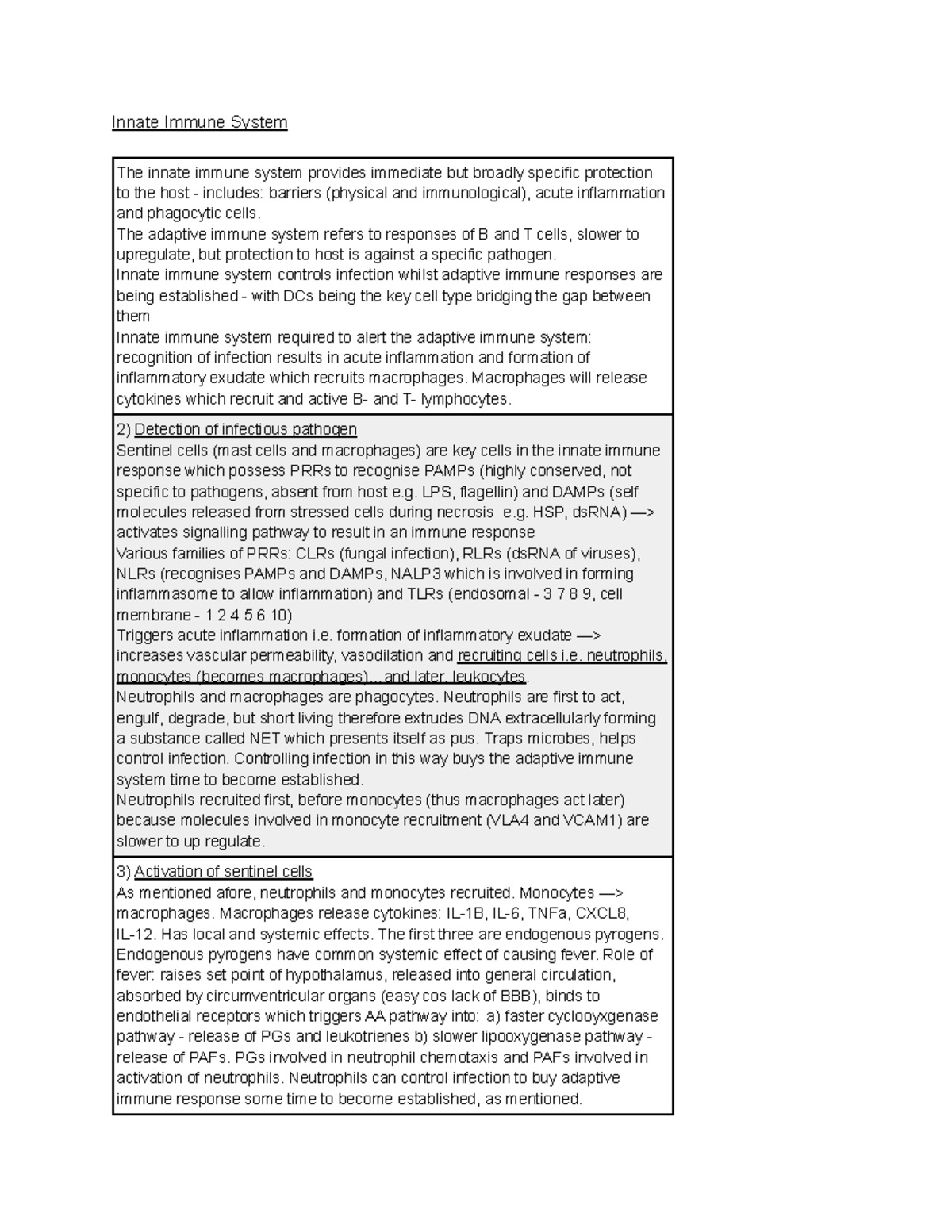 50 - Innate Immune System - Innate Immune System The innate immune ...