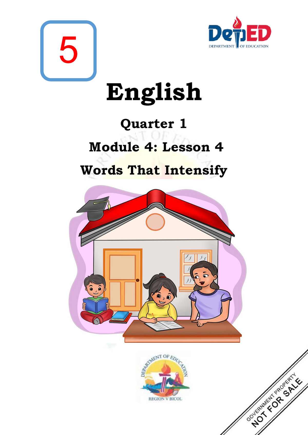 G5Q1 - Module 4 - Lesson 4 - English Quarter 1 Module 4: Lesson 4 Words ...