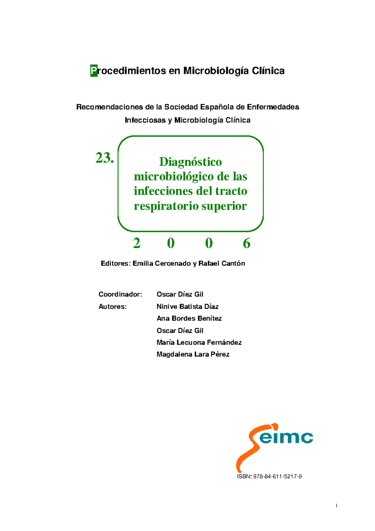 Seimc-procedimientomicrobiologia TRS - I Procedimientos En ...