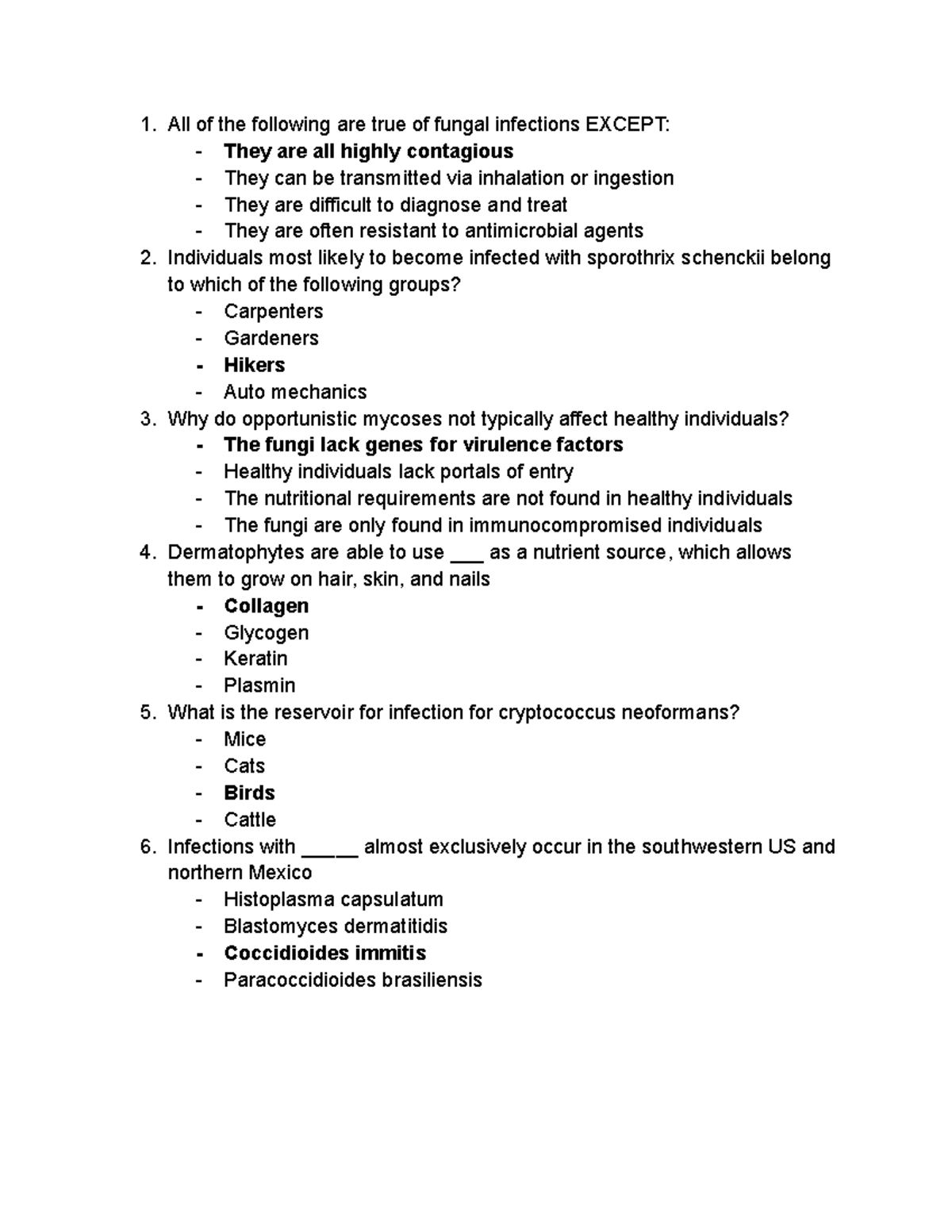 Chapter 22 Microbio Quiz - All Of The Following Are True Of Fungal ...