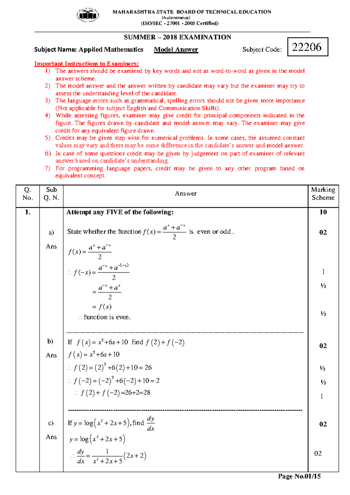 22206-2018-Summer-model-answer-paper - (Autonomous) (ISO/IEC - 27001 ...