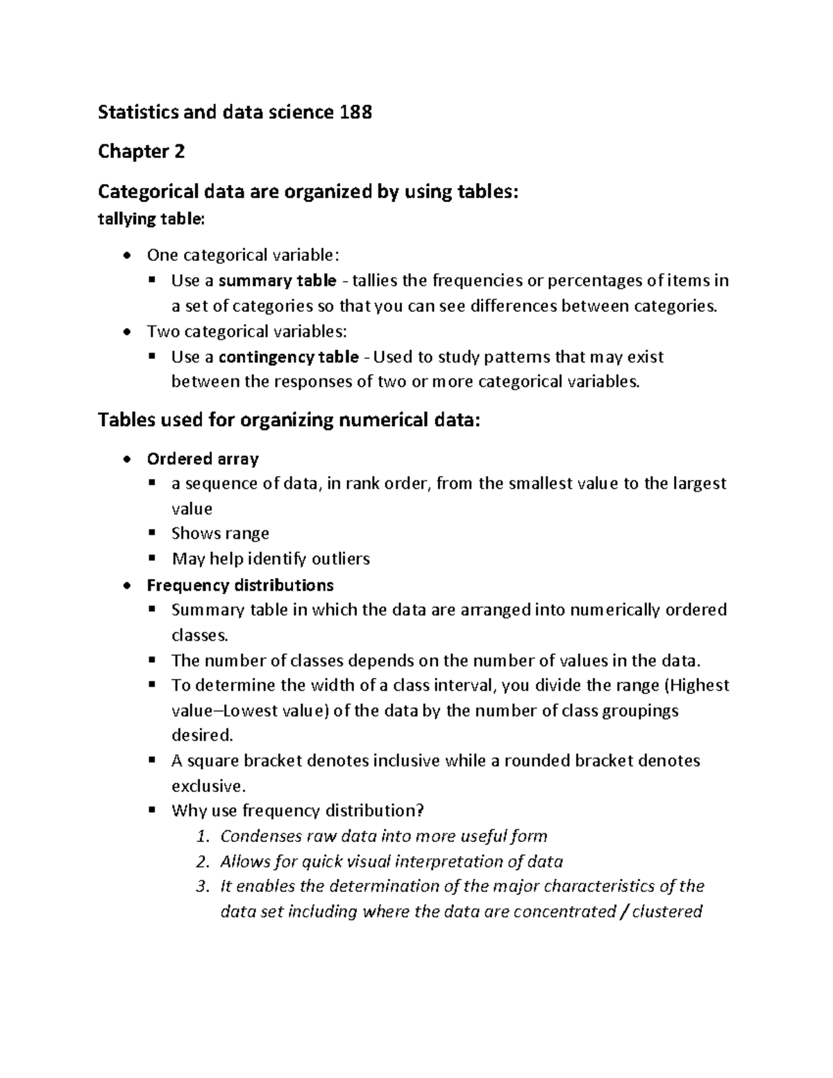 Statistics And Data Science 188 Chapter 2 Notes - Statistics And Data ...