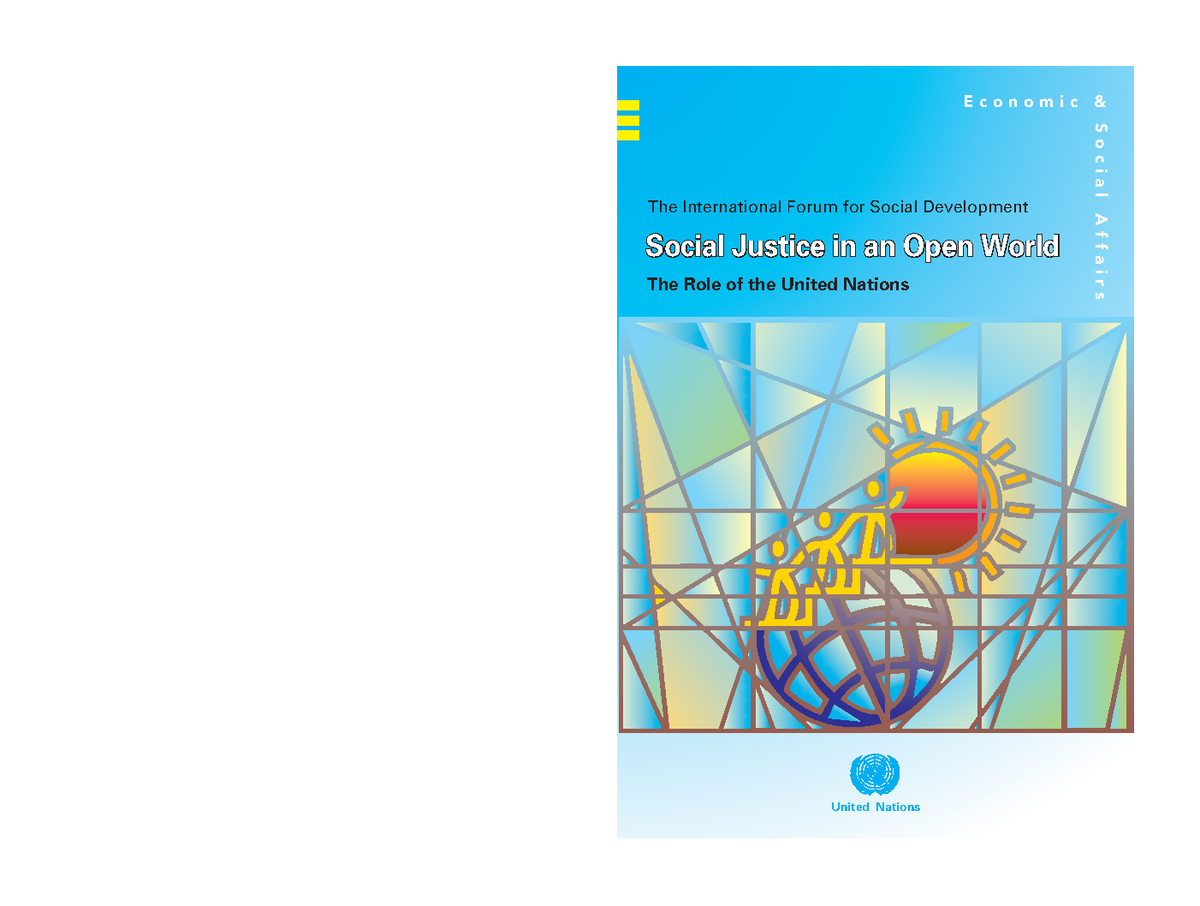 Social Justice - The International Forum for Social Development Social ...