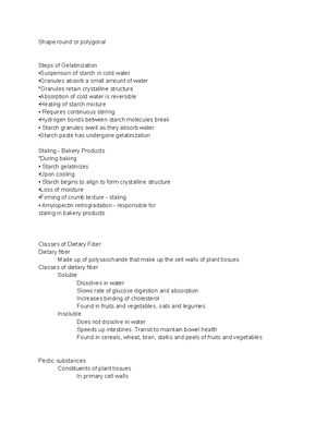 Food science notes part 3 - Food & the Consumer FSHN 101 Section 5 Role ...