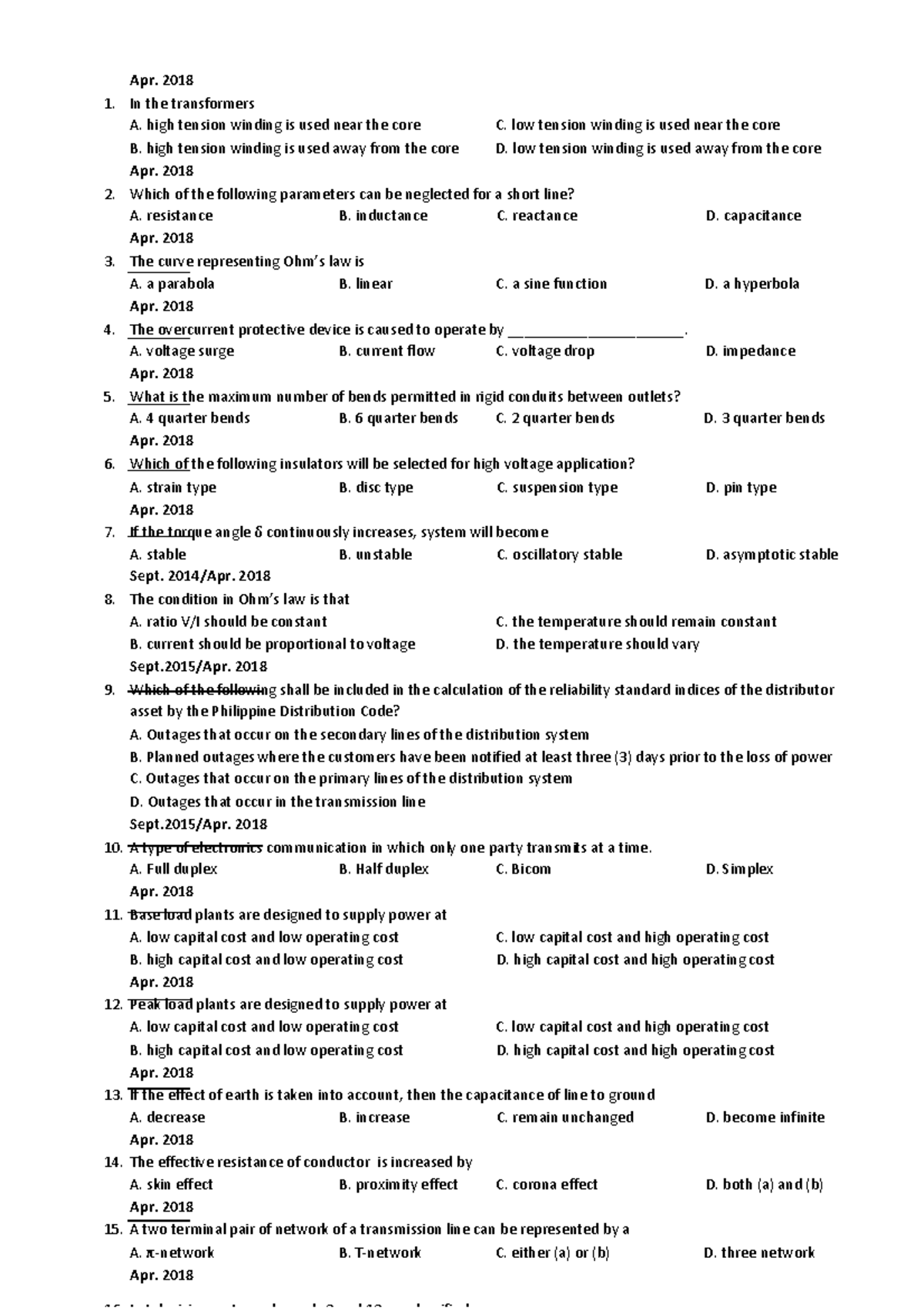 Ee-actual-pre-board-objectives compress - Apr. 2018 In the transformers ...