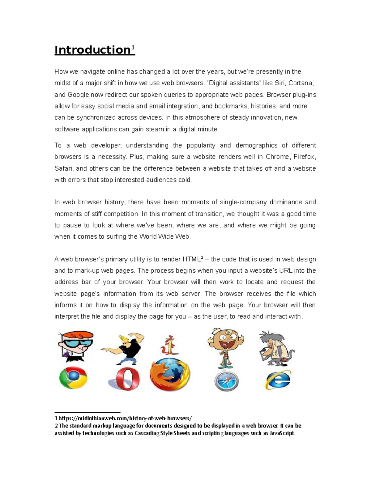 Computer Application Assignment Report - Introduction 1 How we navigate ...