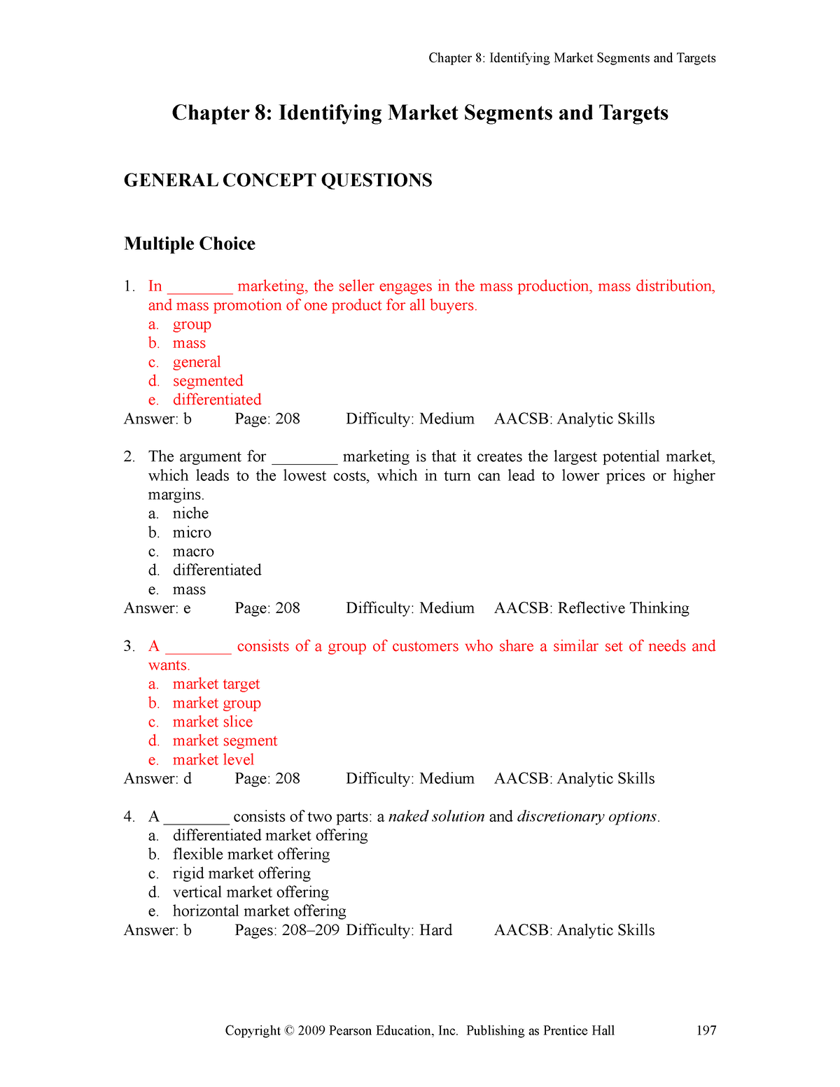 Chương 8 - TÀI LIỆU - Chapter 8: Identifying Market Segments And ...