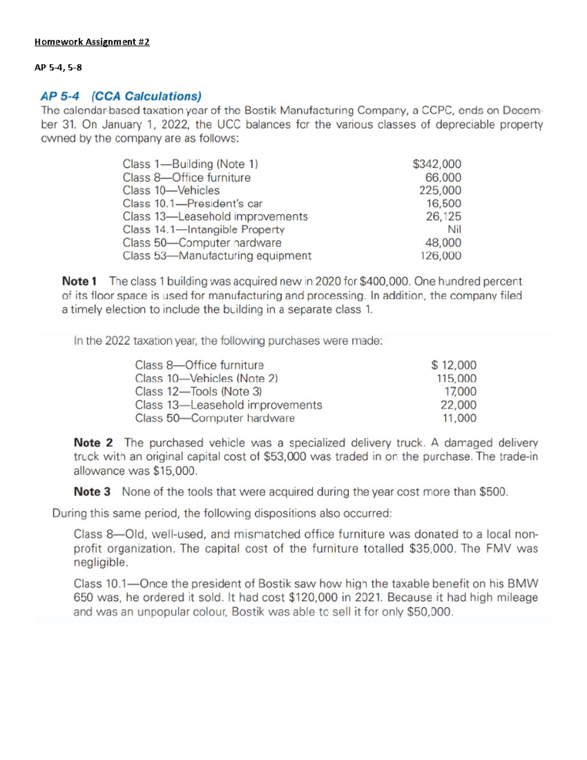 taxation assignment answers